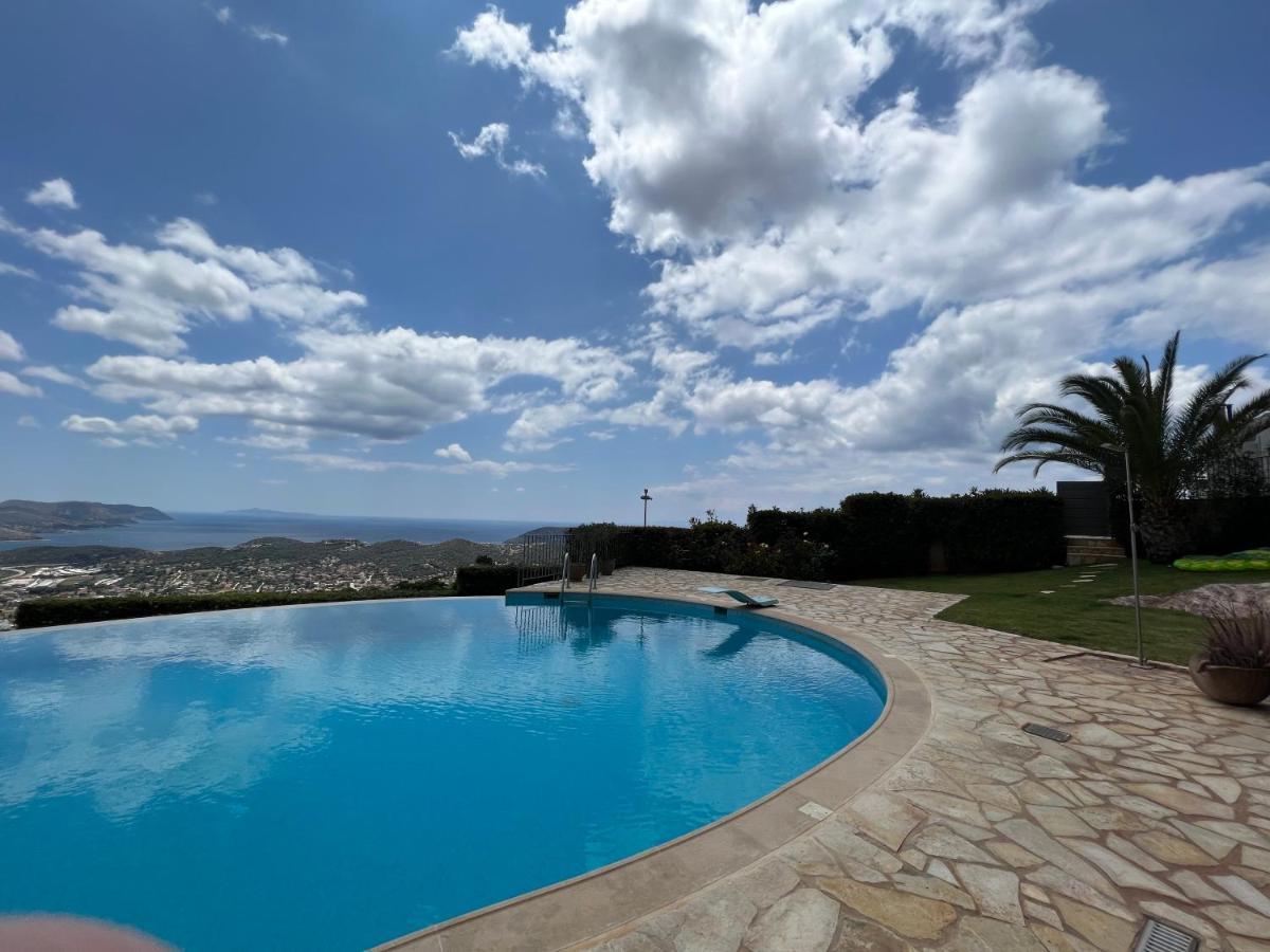Endless Blue Villa Anavyssos Exteriör bild