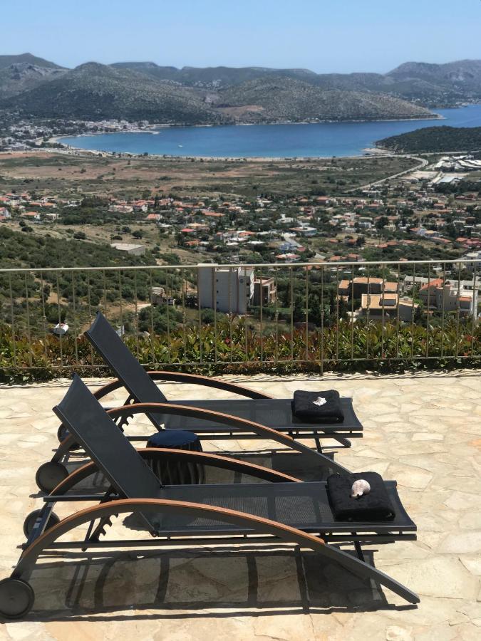 Endless Blue Villa Anavyssos Exteriör bild